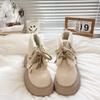 White Cute Velvet Snow Boots Women's Winter Warmth Small Thick-soled Short Martin Cotton Boots Ins