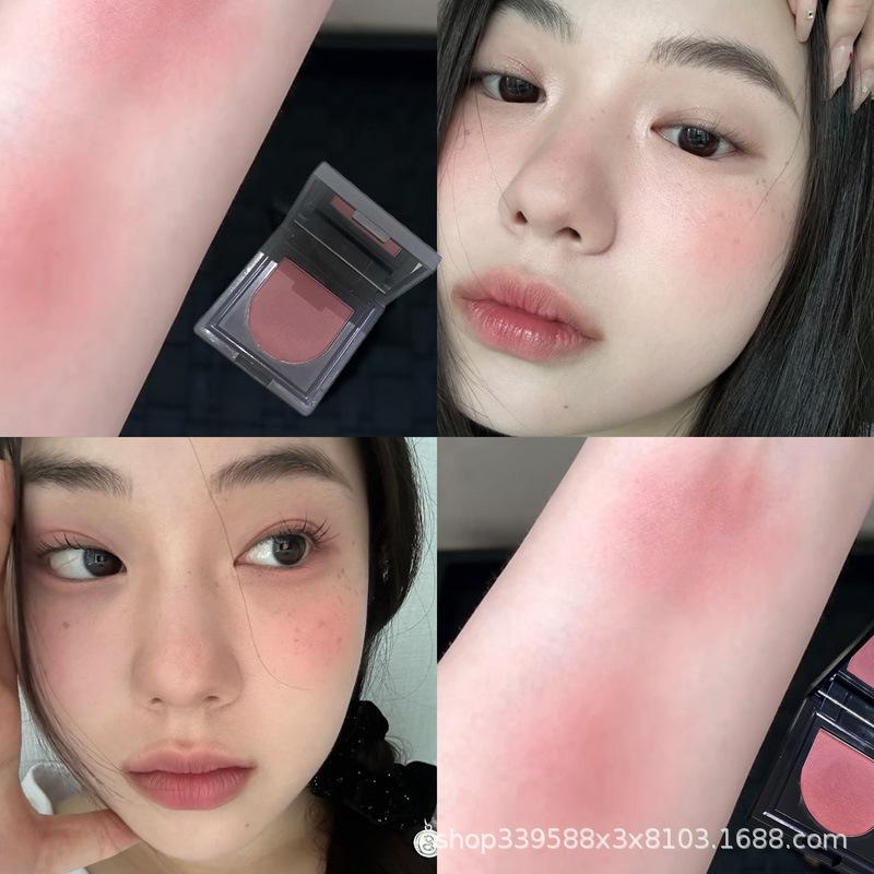 Korean Light Kiss Cheek Cream Blush: Natural Matte Finish, Skin Brightening, Long-Lasting.