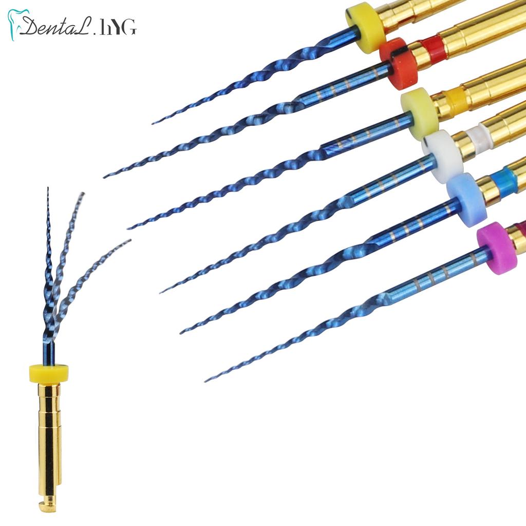 Zahnärztliche SX-F3 Blaue Feilen Nickel-Titan Rotierend Universell Motor Endodontisch Anti-Ermüdung Konstant Nadel Zahnmedizin Wurzelkanal Material