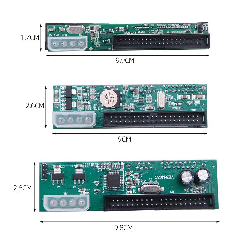 SATA To IDE Adapter 2.5" / 3.5" Serial ATA SATA HDD To PATA IDE 39/40Pin Converter 4Pin Power SATA To PATA Connector Riser Board