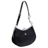 VIVIENNE WESTWOOD West Queen Charm Frame Silver Hardware Small Calfskin Shoulder Bag Women Shoulder Bag Black 4B01000VWL0098N401