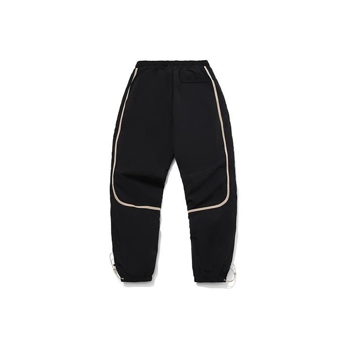 Li Ning Badfive Basketballserie Changan Youth Locker Fit Lässige Sporthose Herrenhosen Schwarz AYKQ817-3