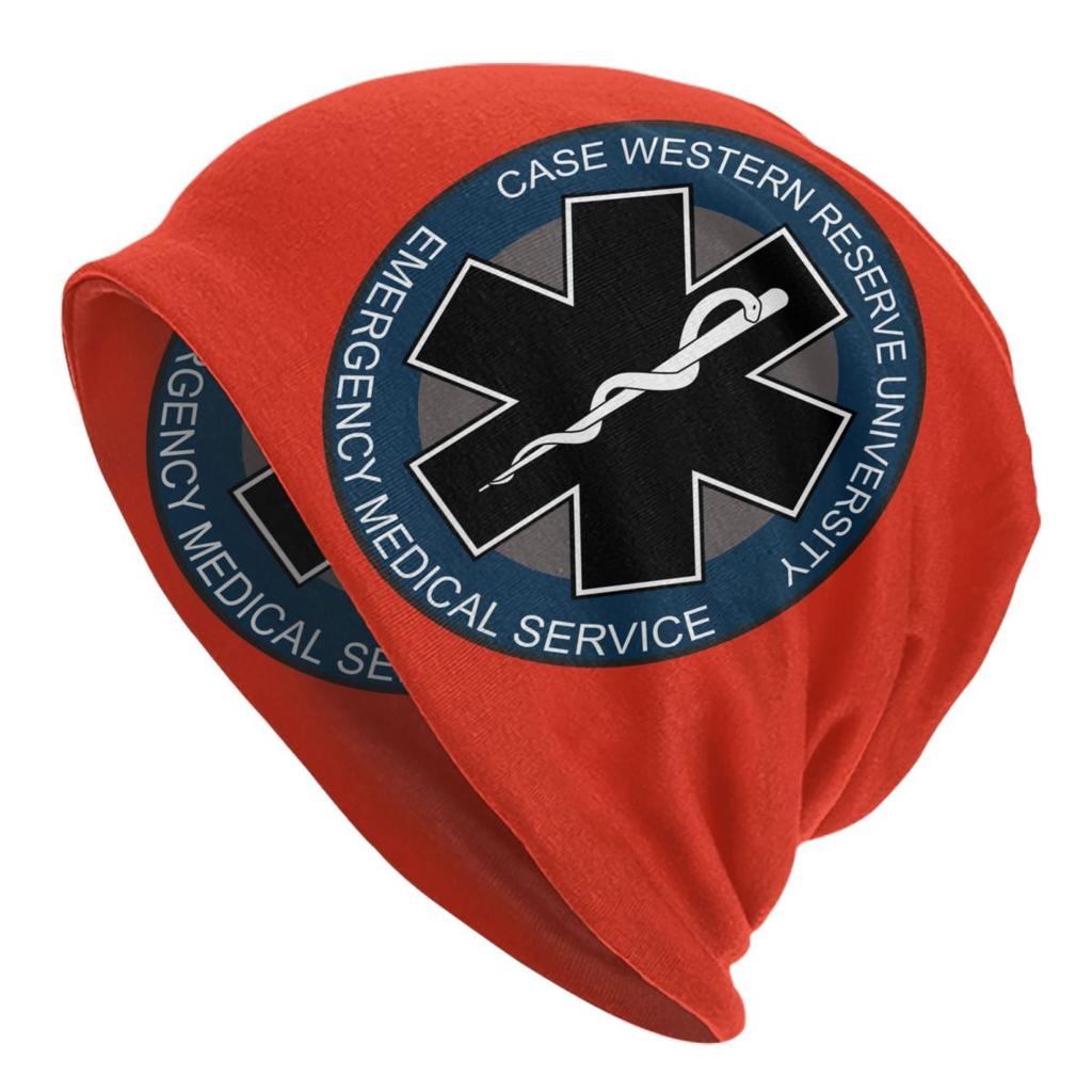 Custom Emt Star Of Life Logo Beanie Cap Winter Bonnet Knitted Hats Hip Hop Outdoor Paramedic Health Care Skullies Beanies Hats