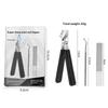 Wide Jaw Nail Clipper 15mm Opening Kit for Ingrown Edge Anti Splash Stainless Steel Trim Tool for Home Pedicure Salon