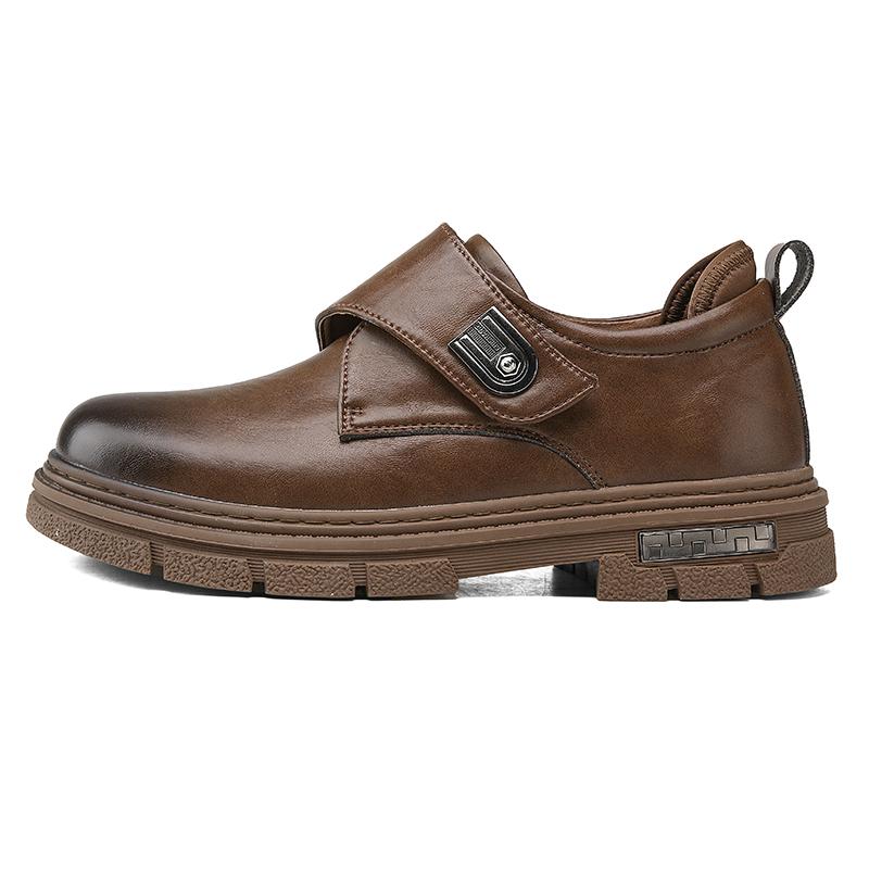 Fashion 2025 British Style Men Genuine Leather Casual Shoes Classic Outdoor Antiskid Oxford Shoes Dress Business Thick Bottom Mens Shoes