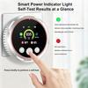 High-Sensitivity 5-in-1 Plug-In Safety Detector Gas Smoke CO Alarm 100dB Alert HD Display Easy Installation Home RV