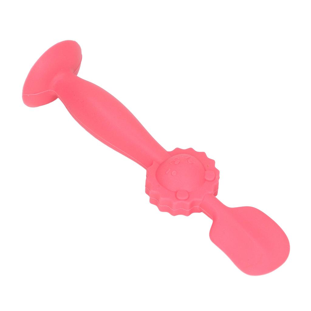 Baby Butt Cream Applicator Soft Silicone Skin Friendly Suction Base Diaper Cream Spatula Red