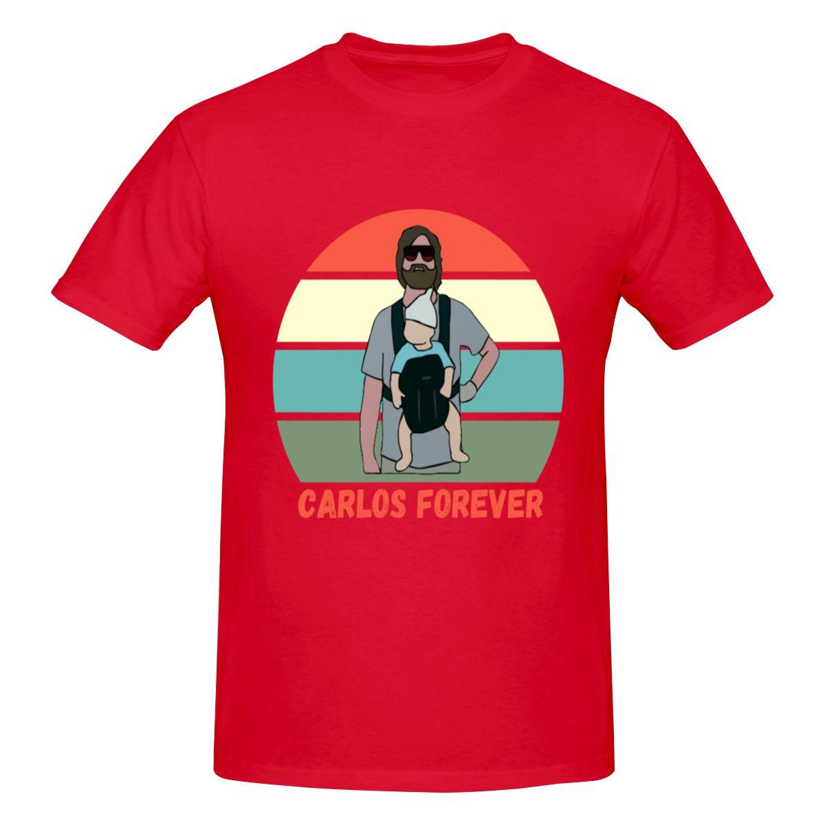 Funny Carlos Forever Unisexs Tshirt Printed Tops are loose and slim fit Womens Tshirts S