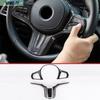 4X For BMW X3 X4 X3M X4M iX3 2020-2023 Carbon Fiber Steering Wheel Button Frame