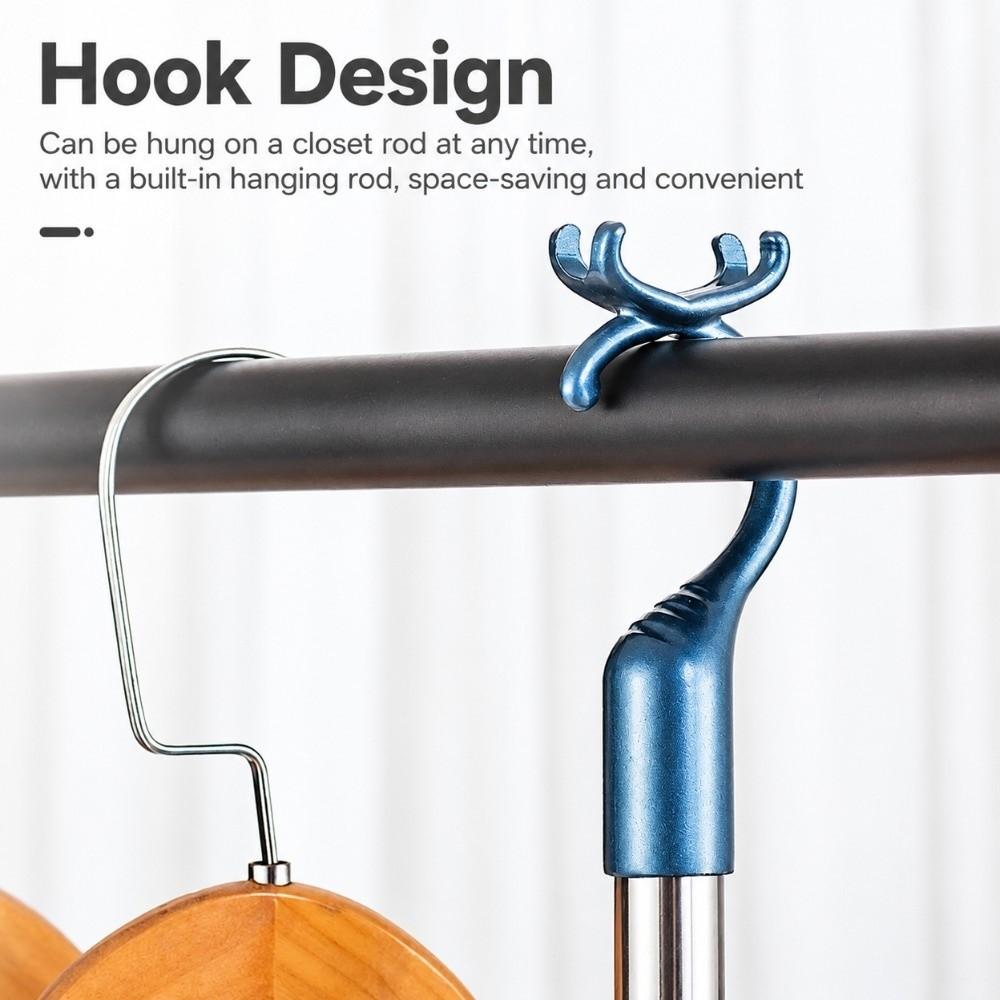 Stainless Steel Pole Hanger Thickened Tube Laundry Stick Clothes Reach Pole Home Clothes Hanging