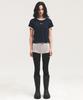 Kimseupeulesikoteunmakes (Unisex) Kims Logo Ringer Tee Navy