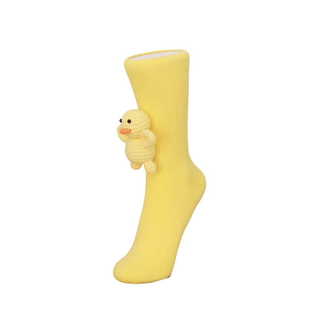 3D Plush Animal Socks for Adults Cute Warm Novelty Mid Calf Socks