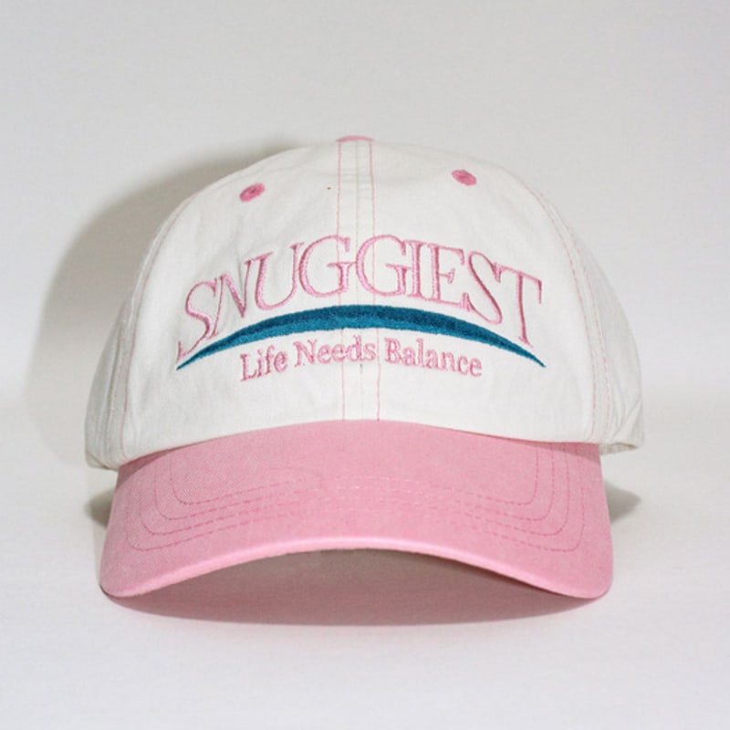 SNUGGIEST Gewaschene Kappe[Eisiges Rosa]