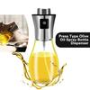 Oil Spray Bottle Convenient Sealed Leak-proof Stainless Steel Press Type Oil Storage Container Home Supply