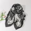 Fashion Oversized Fringe Square Viscose Shawl Scarf Lady High Quality Wrap Pashmina Sjaal Bufandas Muslim Hijab 135*135Cm