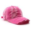 Women Outdoor Travel Baseball Cap Vintage Unisex Male Sports Hat Ripped Distressed Snapback Hat Adjustable Trucker Caps Tl001