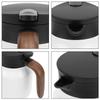 1000ml Capacity Vacuum Insulated Tea Pot Stainless Steel Thermal Beverage Pitcher  Office Use