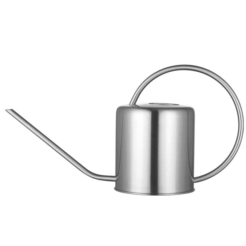 

Long Spout Stainless Steel 1.3L Foldable Durable Eco-Friendly Watering Can for Indoor/Outdoor Plants темно-сірий