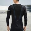 Li Ning Mesh Tight Training Fitness Wear Men tops Standard-Black AUDQ069-1