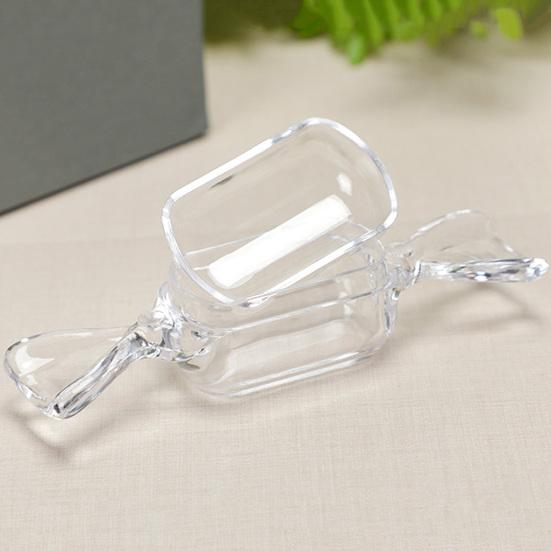 Klar geformte Süßigkeiten-Schmuckschatulle Mini-Schmuckorganizer Kunststoff-Süßigkeiten-Aufbewahrungsbehälter für Hochzeitsfeier Reise Valentinstag