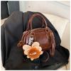 IELGY High-End Retro Autumn Winter All-Match Messenger Bag Fashion Portable Boston Bag