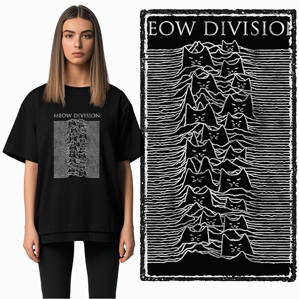 Coolmind DB 100% Baumwolle Katzenprint Exklusiver Grafik Damen T-Shirt Cooles SCHWARZES Damen T-Shirt Übergröße T-Shirt für Damen T-Shirt