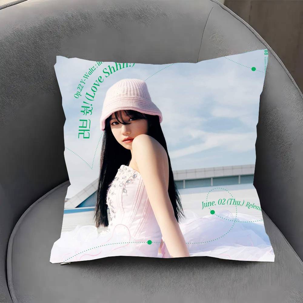 Korean Female Singer JO YURI Pillow Case Sofa Cushion Cover Room Home Decoration