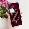 Für Vivo S18Pro V2344A Hülle Für Vivo S18 Pro Abdeckung Transparent Luxus Krone A-Z Buchstaben 2D Flaches Muster Weiches Gehäuse