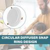 Easy Installation Round Ceiling Vent Rotatable Louver Soffit Vent with Insect Screen for Living Spaces Kitchen Bathroom