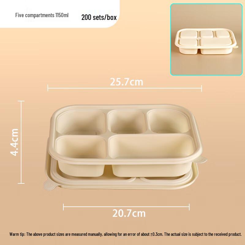 JianJian Biodegradable Corn Starch Disposable Food Containers
