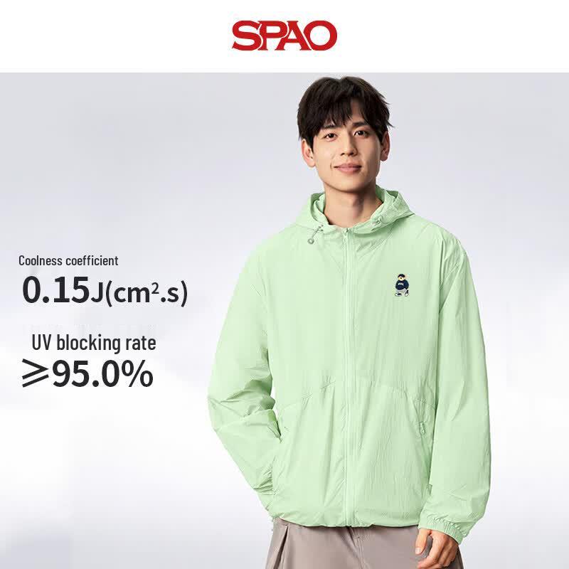 SPAO Men s Ice Silk UPF50+ Sun Protection Jacket 3XL