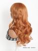 Synthetic Heat-resistant Halloween Orange Bangs Wig 20 Inch Long Wavy Curly Hair For Women (Daily , Daily Party ,Cosplay) Use