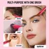 2Pcs Angled Eyebrow Makeup Brushes 2 Ended Applicator for Defined Brows and Eyeliners Gentle on Skin Travel Friendly Design