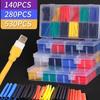 127-800pcs Heat Shrink Tube Kit 2:1 Shrinkable Wire Wrapping Waterproof Electric Cable Protector Thermoresistant Insulation