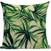New Nordic Green Plant Printed Pillow Case Sofa Pillow Leaf Series Decorative Pillow Linen