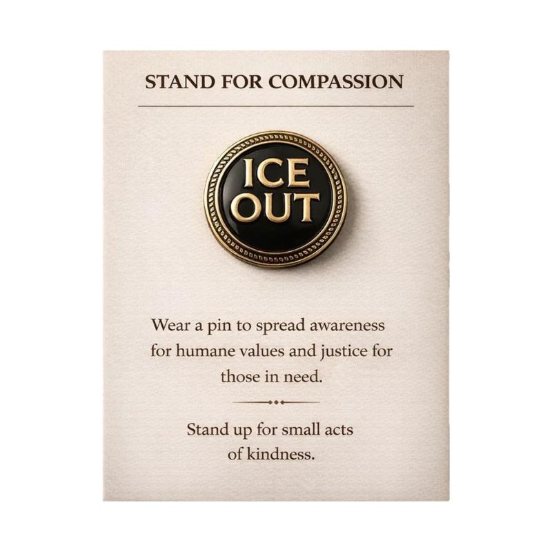 Acrylic Compassion Badges And Message Card Set Support Kindness and Positive Mental Health For Friend Family 1