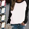 Raglan Crew Neck Sweatshirt with Picture - Light Board Design
