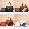 Splicing Single Color Shoulder Crossbody Bag With Purse Handbag Fashion Gift