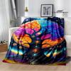 Tree of Life Printed Blanket Flannel Warm Blankets Soft and Comfortable Blanket Bed Linings Cubre Cama Birthday Gift