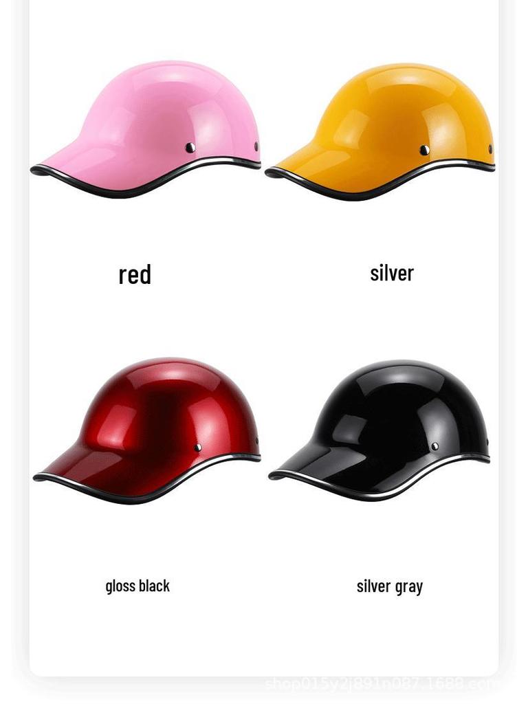 Men’s Summer Multi-Sport Helmet: Baseball, Bicycle, Equestrian & Motorcycle Duckbill Cap