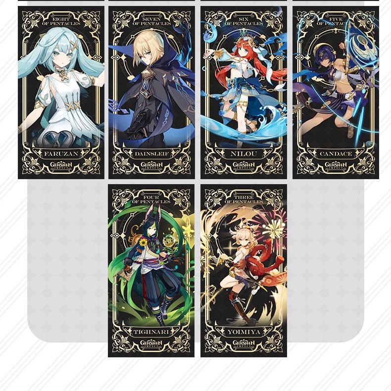 New Arrival Genshin Impact Tarot 56 PCS