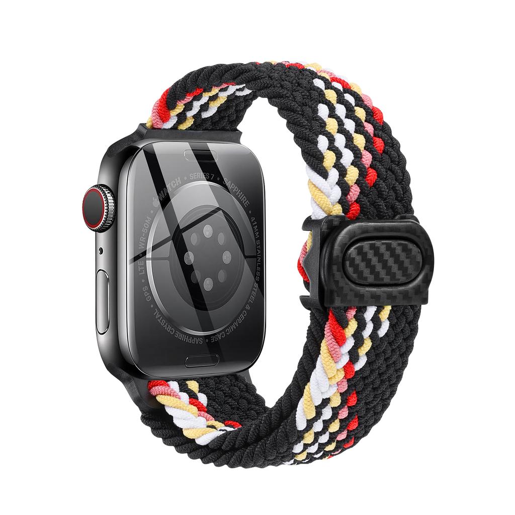 Braided Band For Apple Watch Series 10 9 8 7 6 5 4 Se Ultra 2 49mm 46mm 42mm 44mm 40mm 45mm 41mm Correa Bracelet iWatch Straps