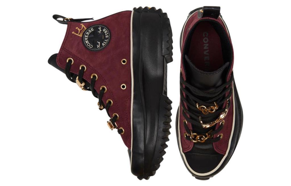Run Star Donna Converse Hike High 'Deep Bordeaux' Donna 573065C