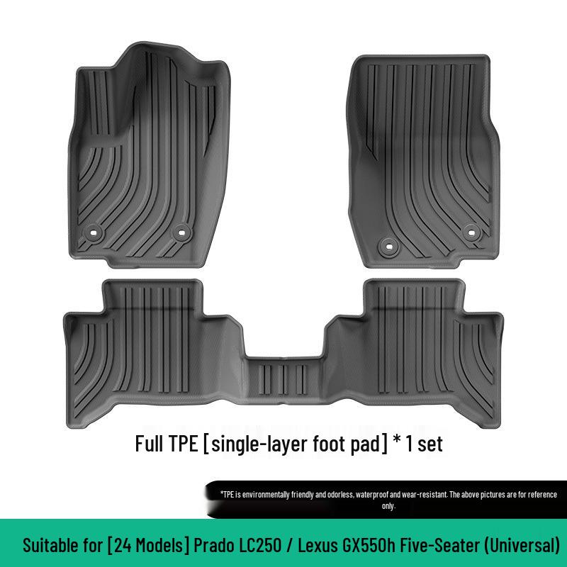Eco-Friendly TPE Floor Mats & Trunk Mat for 2024 Lexus GX550H/Prado