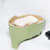 Soap Box NEW Double Layer Creative Cute Elephant Bathroom Accessories Home Decorative Children Students Waterproof Drain Rack