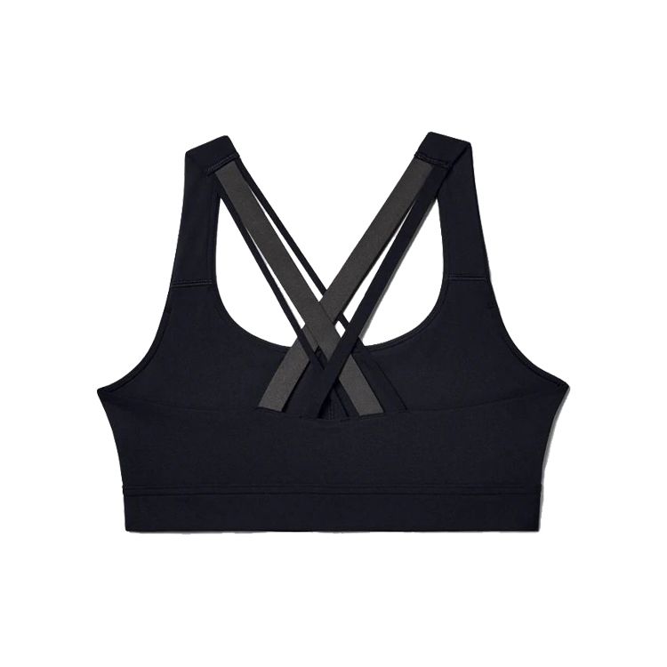 Under Armour Rush Low Intensity Training Sports Bra Women Underwear Black 1351987-001