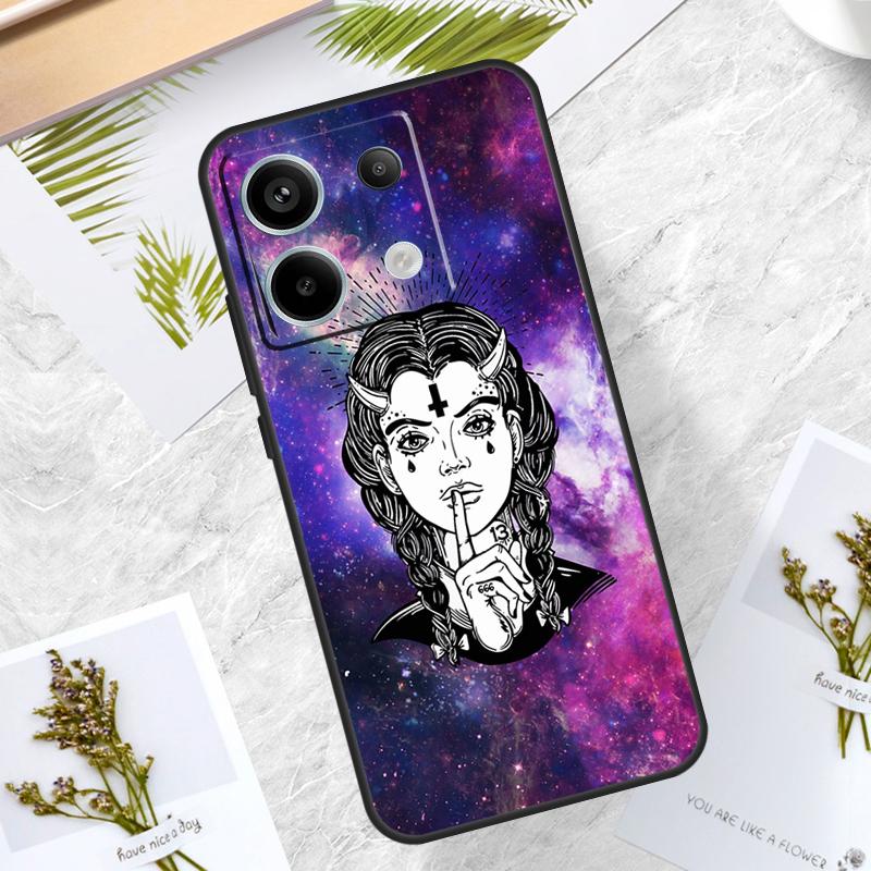 Devil Satan Case For Xiaomi Redmi Note 13 Pro 14 12 11 10 15 Pro Plus Redmi 15C 10C 12C 13C 14C 15 Cover