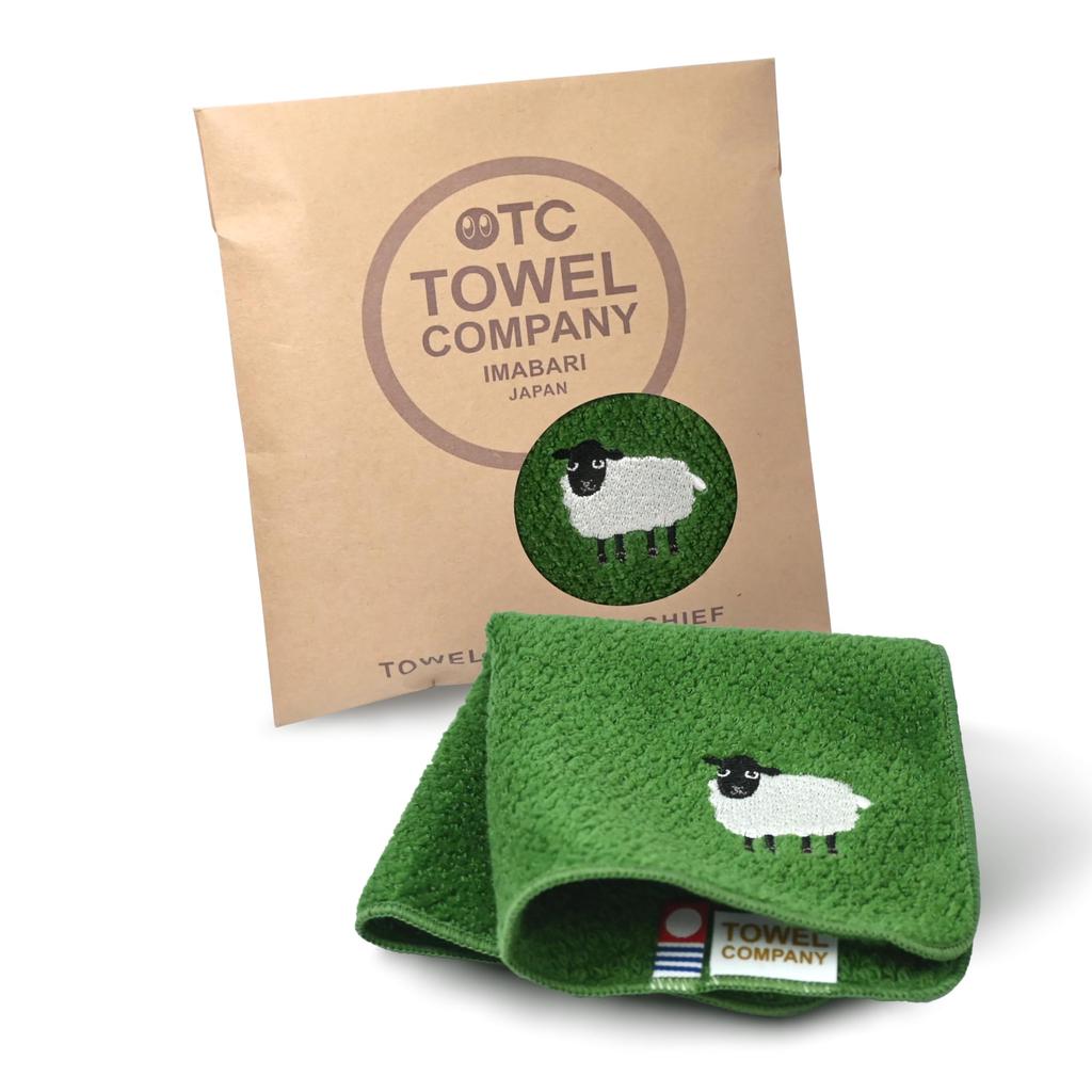 Imabari Havlu Şirketi Mendil 22x22cm Hediye [16 Türün Hepsi] Hayvan Geçidi Nakışı