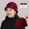 Women's Knitted Wool Hat - Warm, Velvety, and Perfect for Middle-Aged & Elderly