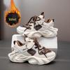 Girls' 2024 Winter Plush Lined Sports Shoes - Casual Cotton Dad Shoes for Kids